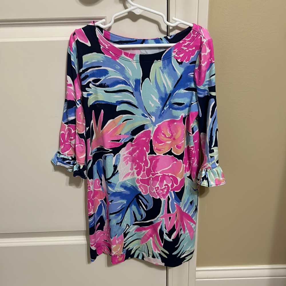 Lilly Pulitzer Mini Sophie Ruffle dress, size M (6-7).